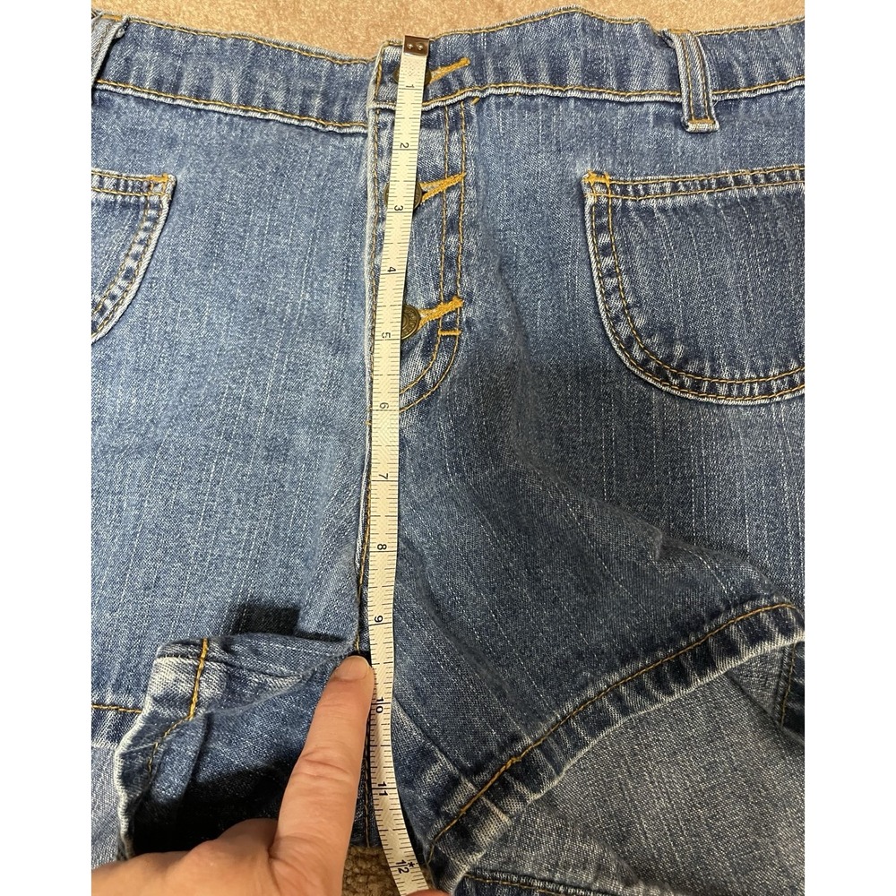 Jordache Jean Shorts Women's 15/16 Button Fly Denim Blue Casual - Picture 8 of 9